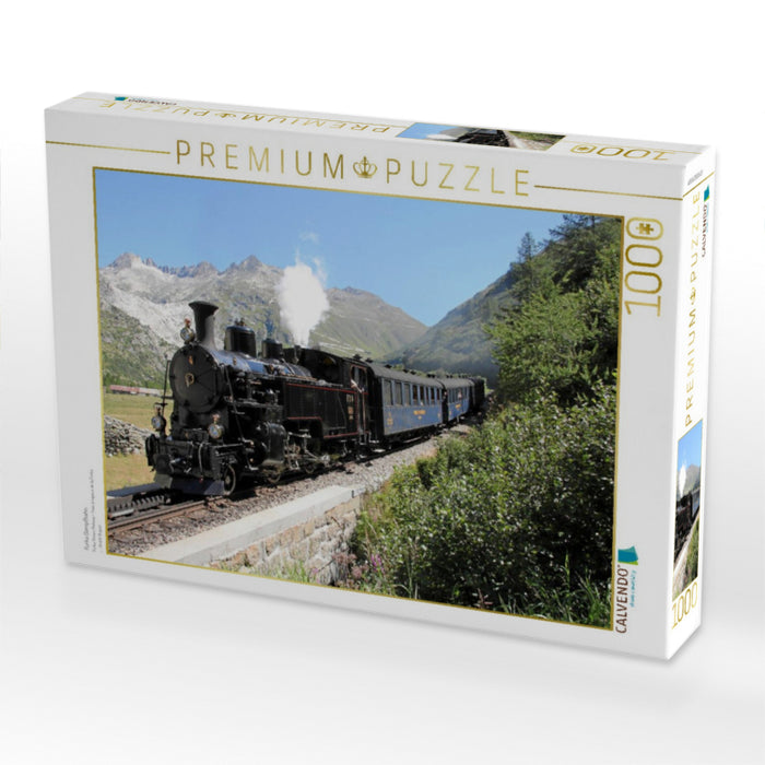 Furka Dampfbahn - CALVENDO Foto-Puzzle'