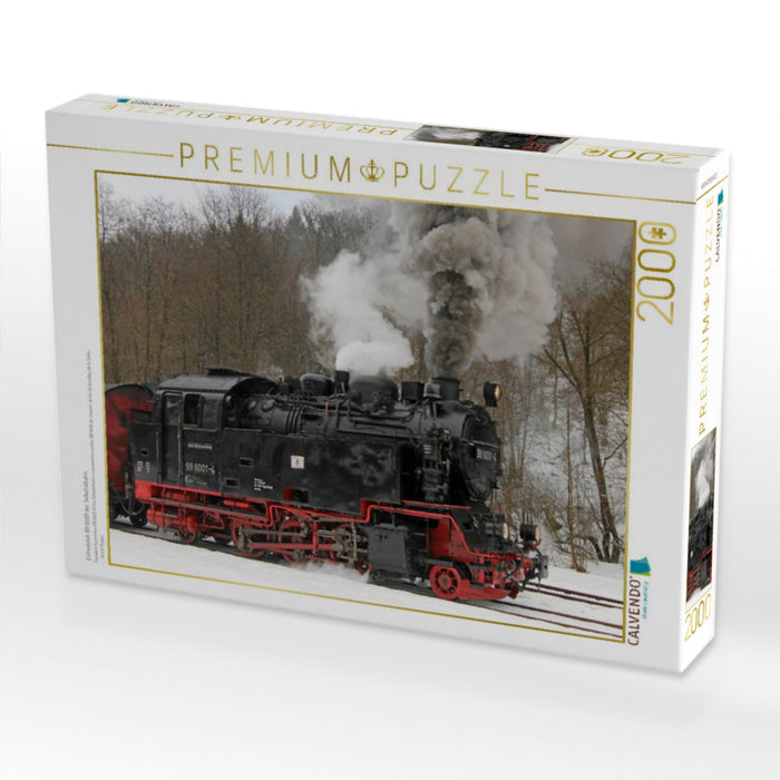 Einheitslok 99 6001 der Selketalbahn - CALVENDO Foto-Puzzle'