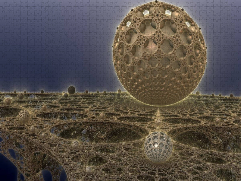 Rohbau Pluto VII - CALVENDO Foto-Puzzle'
