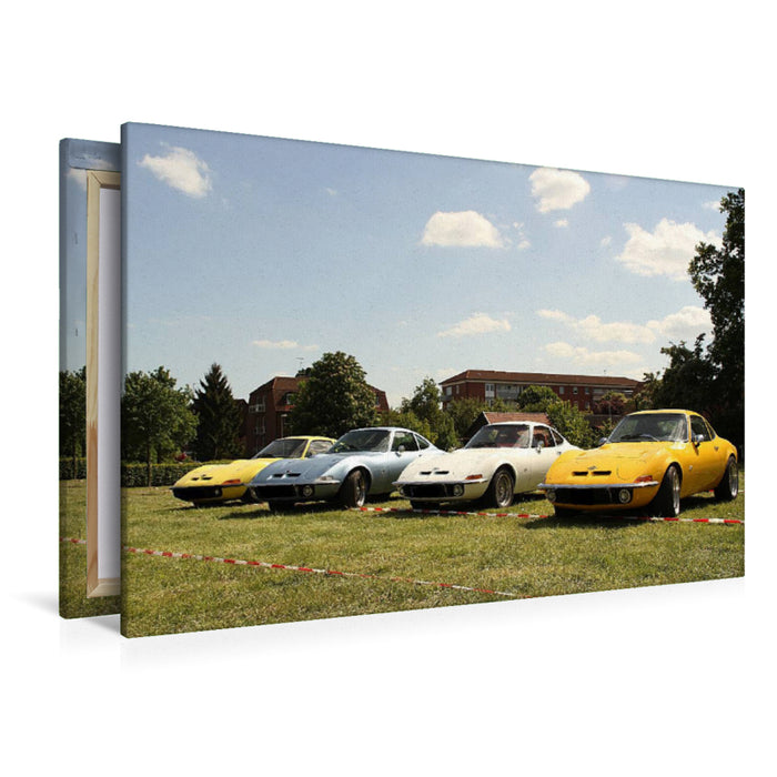 Premium Textil-Leinwand Opel GT