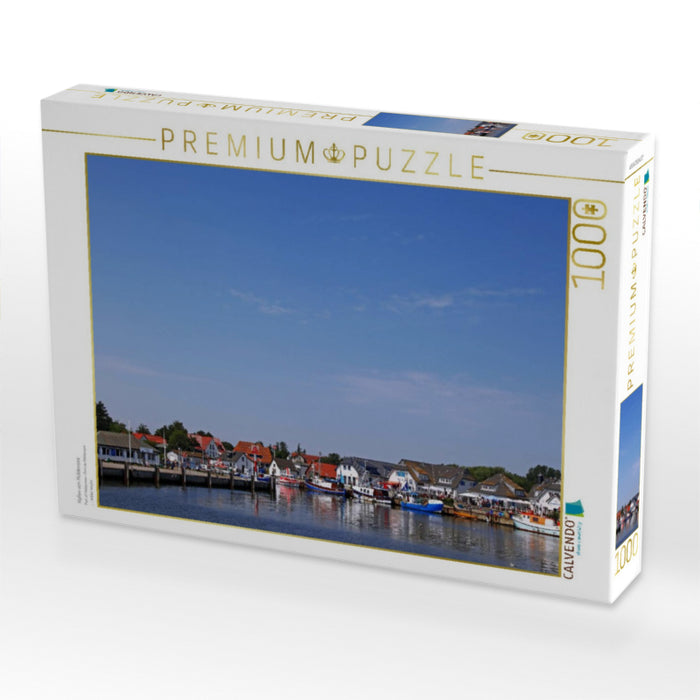 Hafen von Hiddensee - CALVENDO Foto-Puzzle'