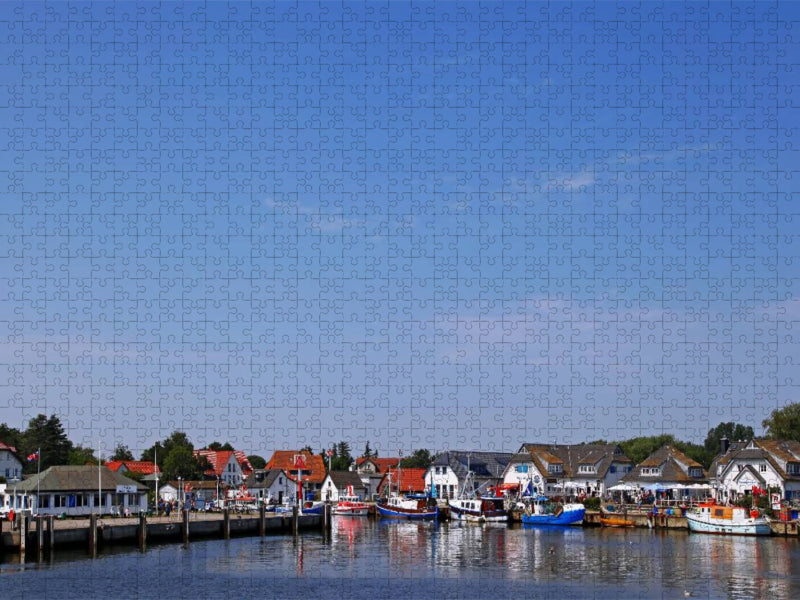 Hafen von Hiddensee - CALVENDO Foto-Puzzle'