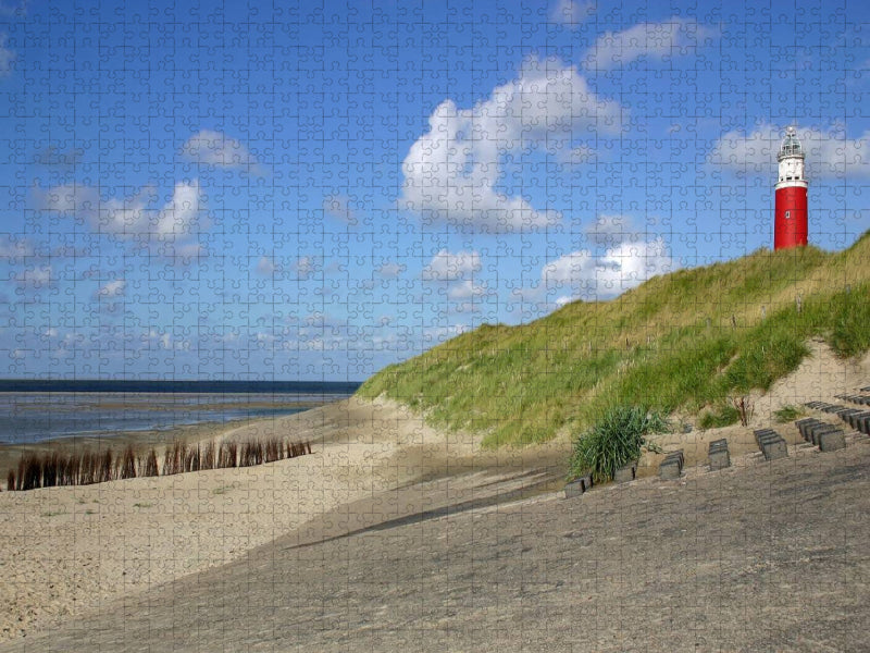 Leuchtturm bei de Kocksdorp - CALVENDO Foto-Puzzle'