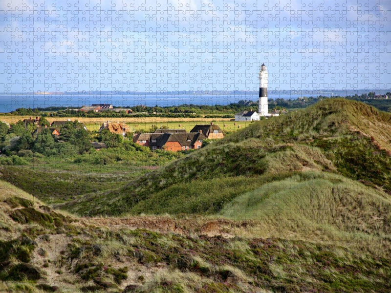 Blick von der "Uwe Düne" nach Kampen - CALVENDO Foto-Puzzle'