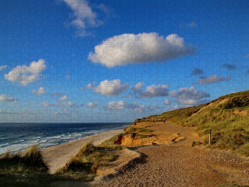 Wanderweg am roten Kliff - CALVENDO Foto-Puzzle'