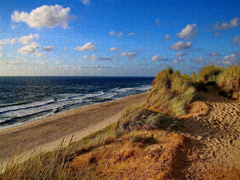 Blick von der "Uwe Düne" nach Kampen - CALVENDO Foto-Puzzle'