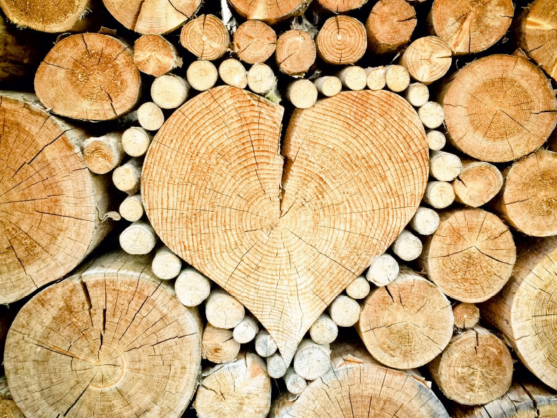 Heart wood grain - CALVENDO photo puzzle 