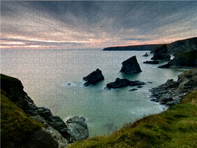Bedruthan Steps 1000 Teile Puzzle quer - CALVENDO Foto-Puzzle'