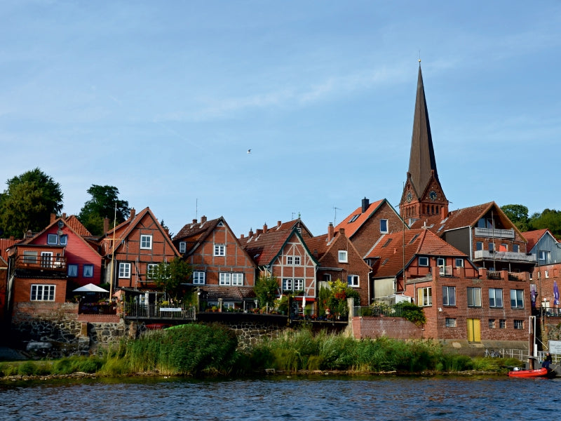 Lauenburg von der Elbe aus 1000 Teile Puzzle quer - CALVENDO Foto-Puzzle'