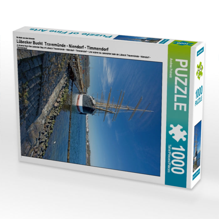 Ein Motiv aus dem Kalender Lübecker Bucht  Travemünde - Niendorf - Timmendorf 1000 Teile Puzzle hoch - CALVENDO Foto-Puzzle'
