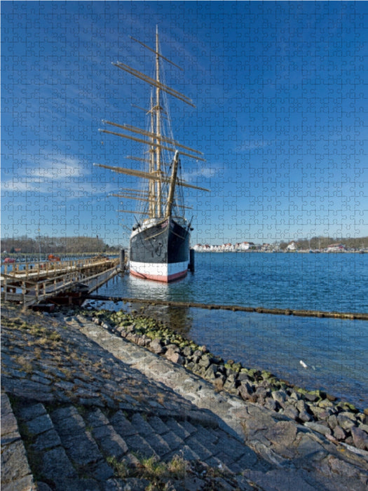 Ein Motiv aus dem Kalender Lübecker Bucht  Travemünde - Niendorf - Timmendorf 1000 Teile Puzzle hoch - CALVENDO Foto-Puzzle'