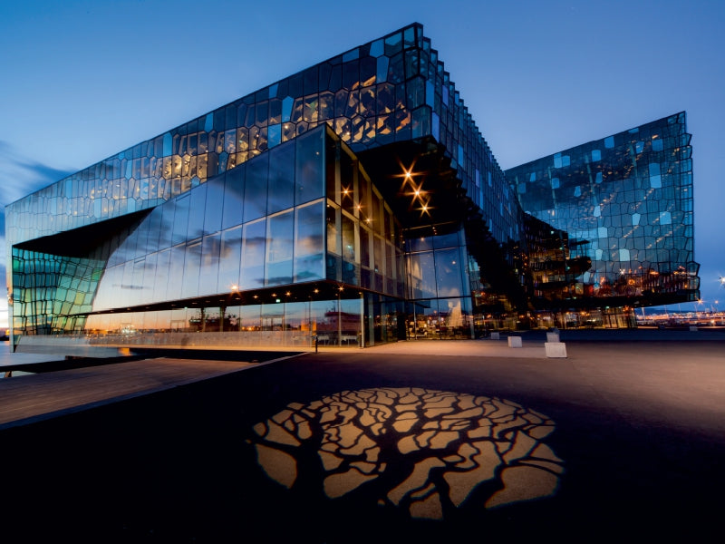 Konzerthaus Harpa 1000 Teile Puzzle quer - CALVENDO Foto-Puzzle'