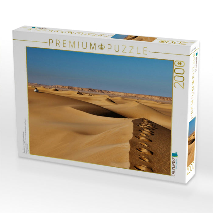 Sanddünen in ägyptischer Wüste - CALVENDO Foto-Puzzle'
