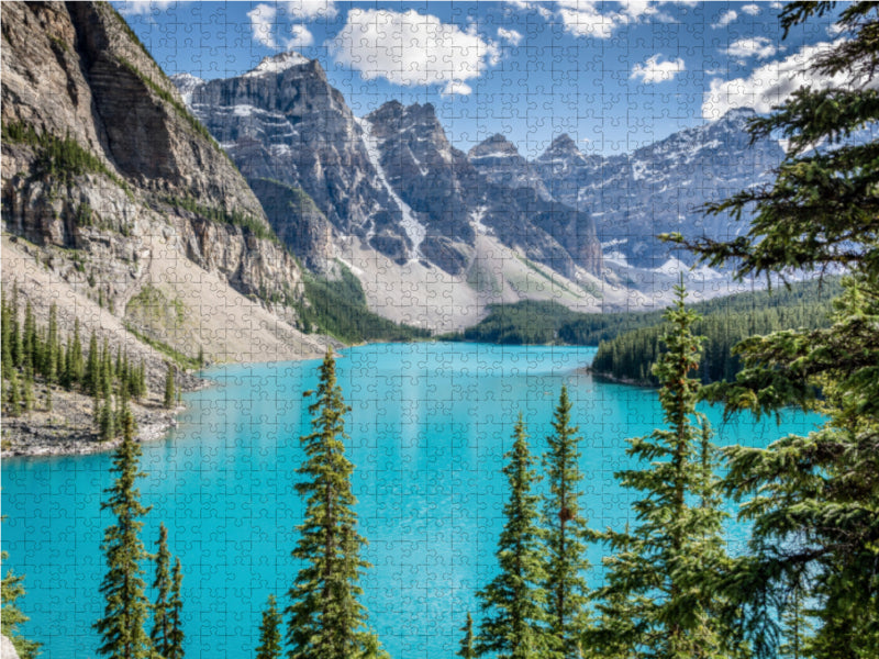 Moraine Lake 1000 Teile Puzzle quer - CALVENDO Foto-Puzzle'