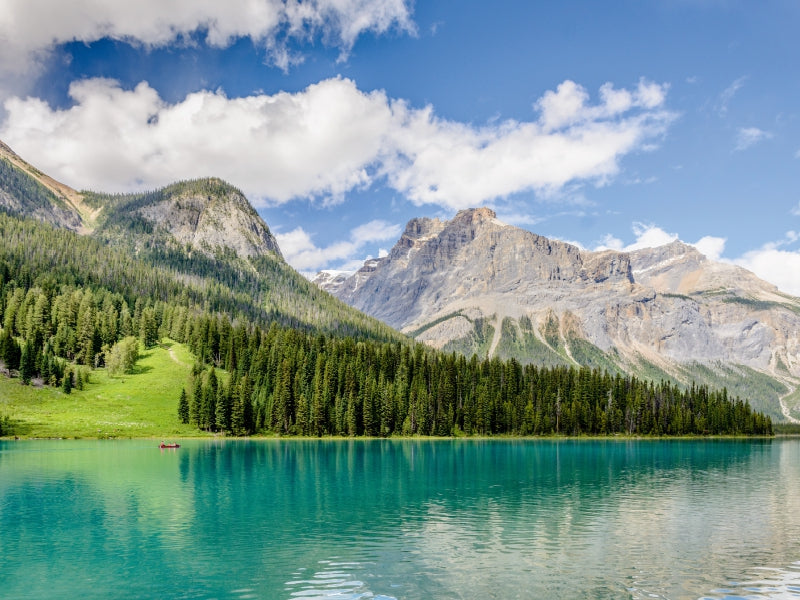 Blick über den Emerald Lake 1000 Teile Puzzle quer - CALVENDO Foto-Puzzle'