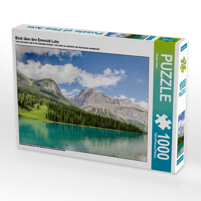 Blick über den Emerald Lake 1000 Teile Puzzle quer - CALVENDO Foto-Puzzle'