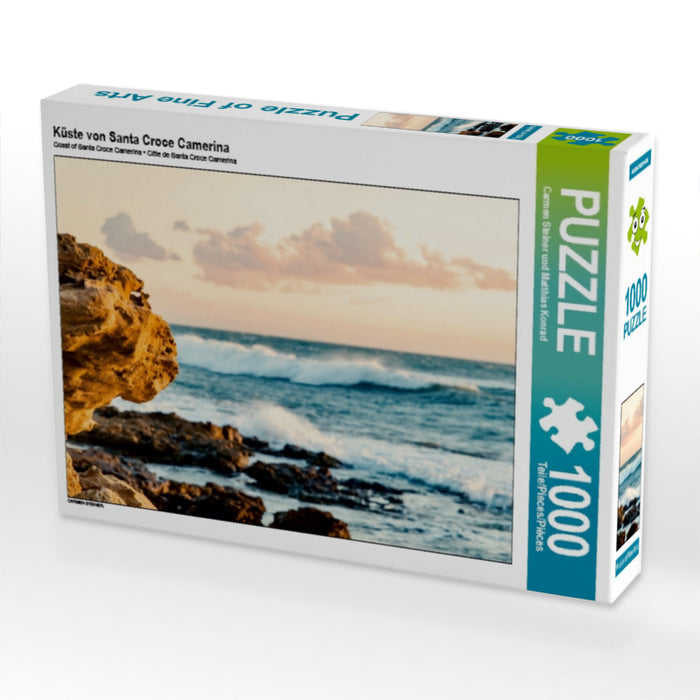 Küste von Santa Croce Camerina 1000 Teile Puzzle quer - CALVENDO Foto-Puzzle'