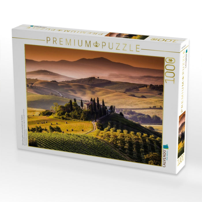 Weinanbaugebiet und Landschaft in der Toskana - CALVENDO Foto-Puzzle'
