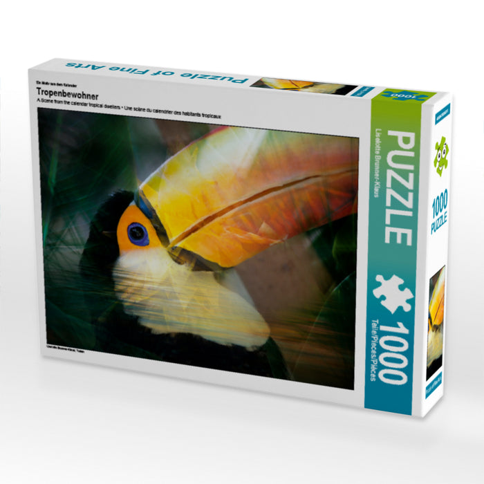 Ein Motiv aus dem Kalender Tropenbewohner 1000 Teile Puzzle quer - CALVENDO Foto-Puzzle'