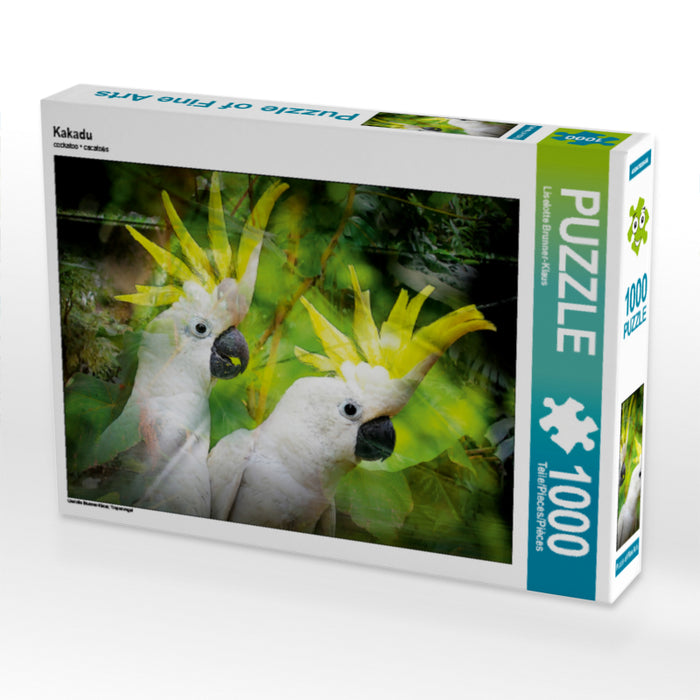 Kakadu 1000 Teile Puzzle quer - CALVENDO Foto-Puzzle'