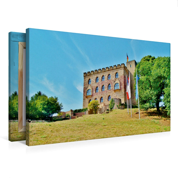 Premium Textil-Leinwand Hambacher Schloss