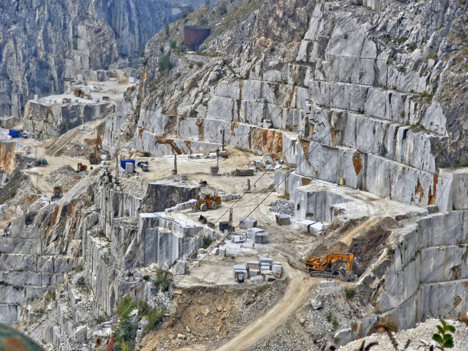 Carrara Abbauterrasse - CALVENDO Foto-Puzzle'