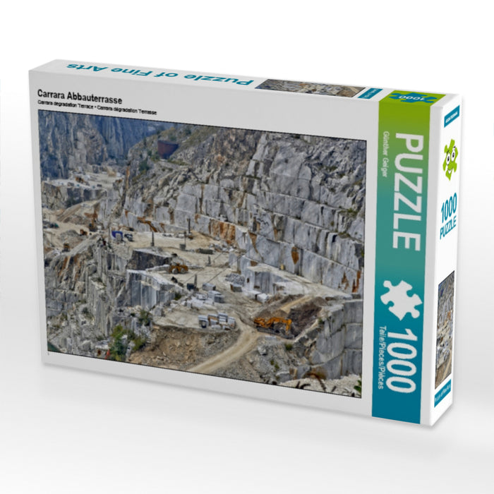 Carrara Abbauterrasse 1000 Teile Puzzle quer - CALVENDO Foto-Puzzle'