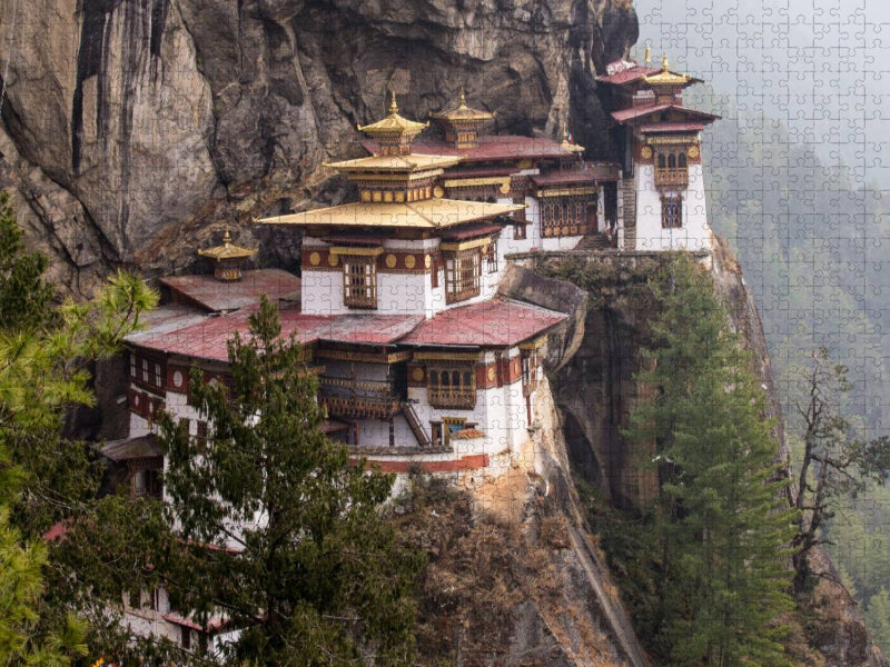 Taktsang oder Tigernest in Paro - CALVENDO Foto-Puzzle'
