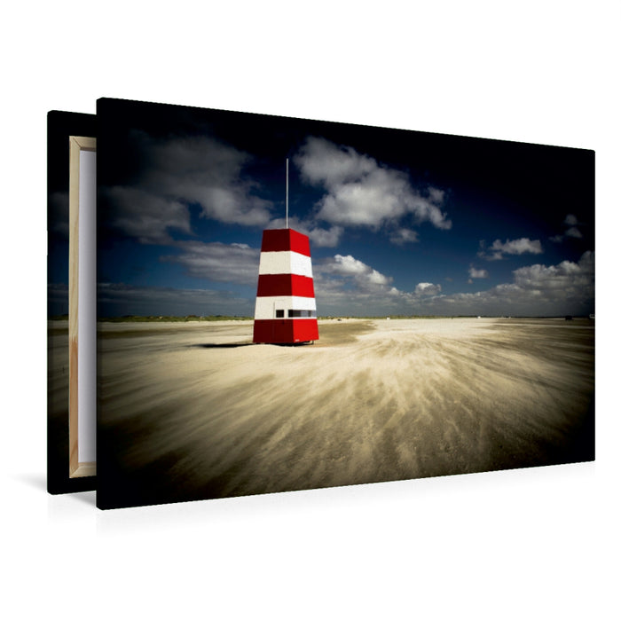 Premium Textil-Leinwand Rindby Strand