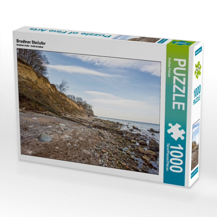 Brodtner Steilufer 1000 Teile Puzzle quer - CALVENDO Foto-Puzzle'