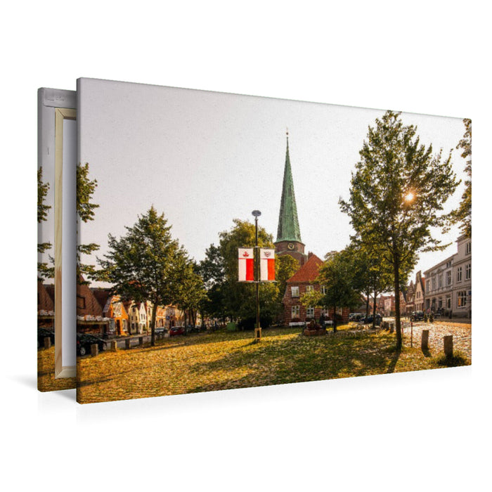 Premium Textil-Leinwand St. Lorenz Kirche