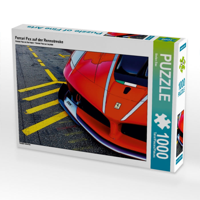 Ferrari Fxx auf der Rennstrecke 1000 Teile Puzzle quer - CALVENDO Foto-Puzzle'