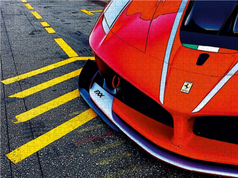 Ferrari Fxx auf der Rennstrecke 1000 Teile Puzzle quer - CALVENDO Foto-Puzzle'
