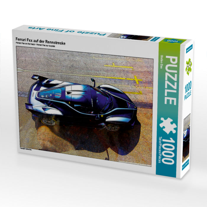 Ferrari Fxx auf der Rennstrecke 1000 Teile Puzzle quer - CALVENDO Foto-Puzzle'