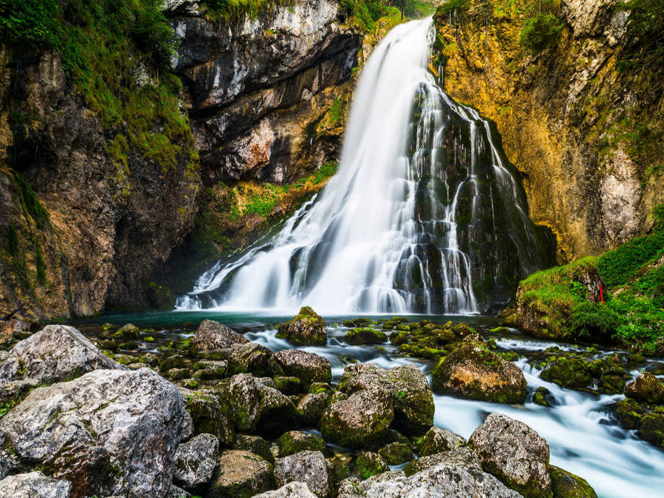 Gollinger waterfall - CALVENDO photo puzzle 