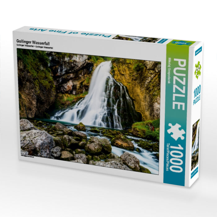 Gollinger waterfall - CALVENDO photo puzzle 