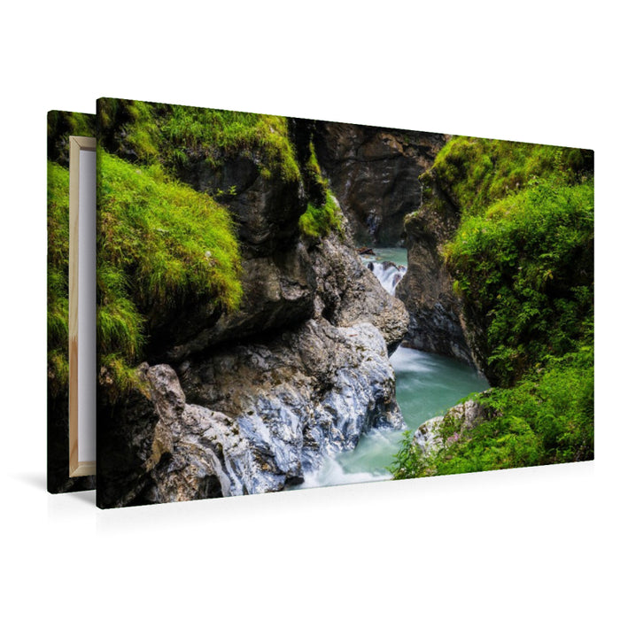 Premium Textil-Leinwand Liechtensteinklamm