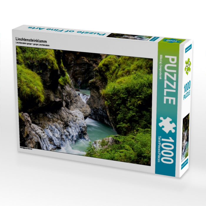 Liechtensteinklamm 1000 Teile Puzzle quer - CALVENDO Foto-Puzzle'