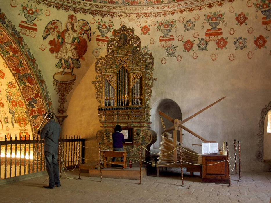 Orgelspiel in einer Kirche bei Tule - CALVENDO Foto-Puzzle'