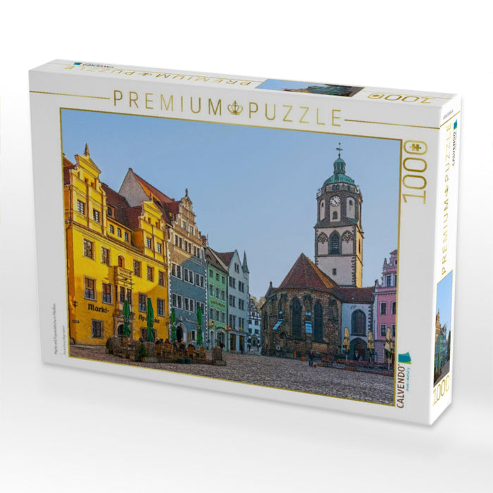Markt mit Frauenkirche in Meißen - CALVENDO Foto-Puzzle'