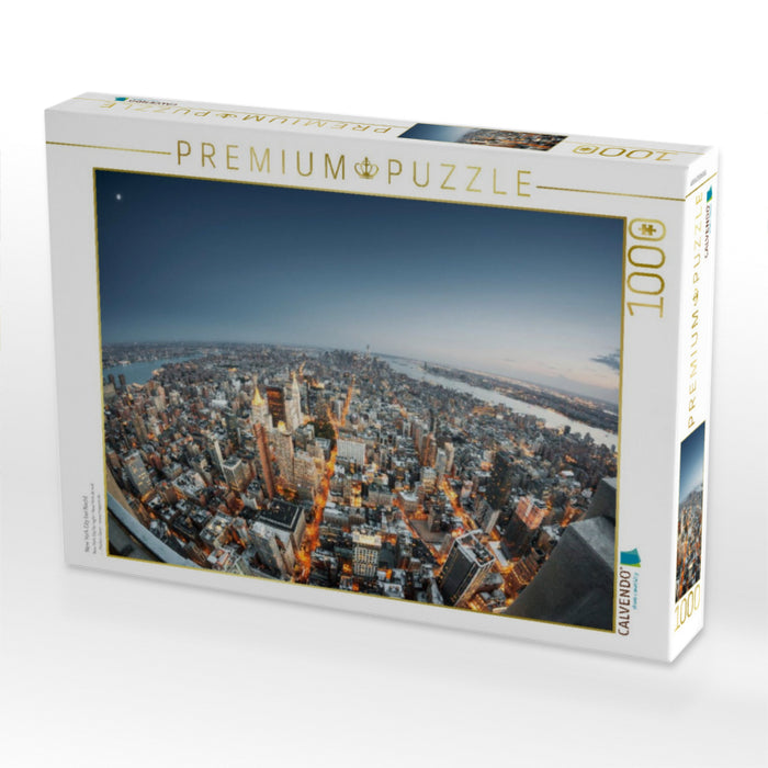 New York City bei Nacht - CALVENDO Foto-Puzzle'