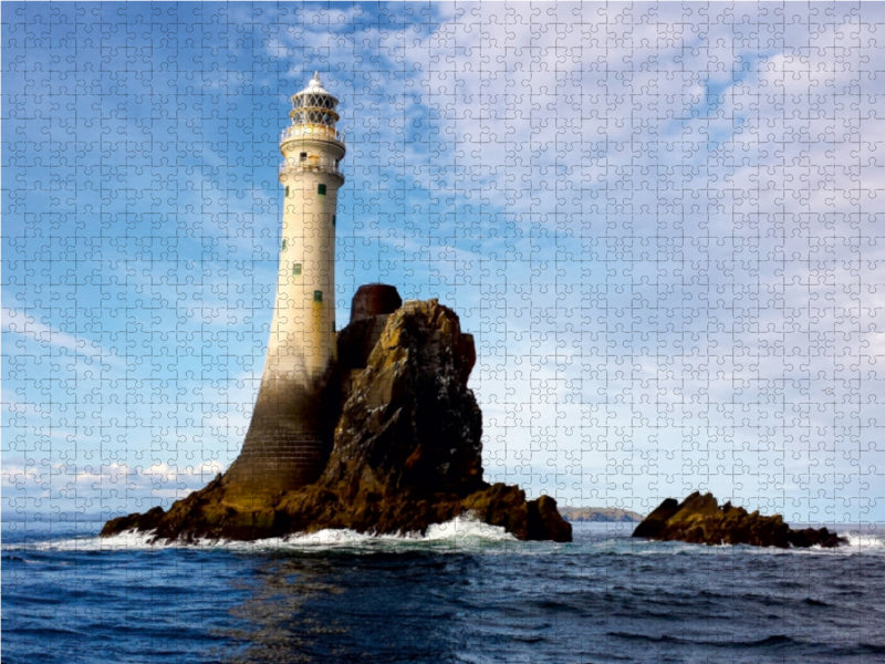 Leuchtturm auf Fastnet Rock, dem südlichsten Punkt Irlands 1000 Teile Puzzle quer - CALVENDO Foto-Puzzle'