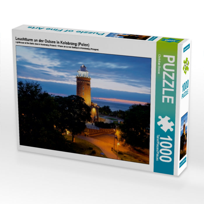 Leuchtturm an der Ostsee in Kolobrzeg (Polen) 1000 Teile Puzzle quer - CALVENDO Foto-Puzzle'