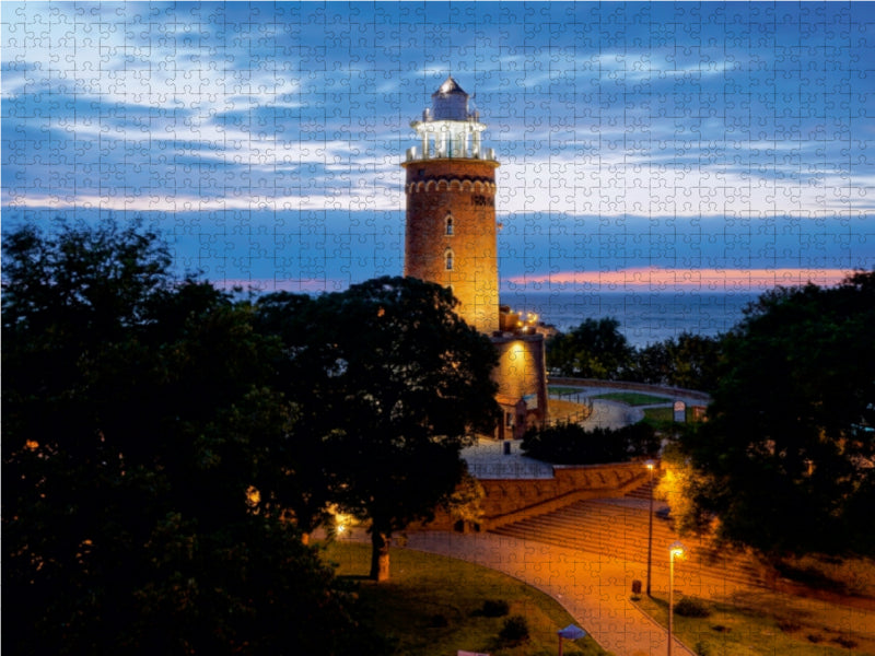 Leuchtturm an der Ostsee in Kolobrzeg (Polen) 1000 Teile Puzzle quer - CALVENDO Foto-Puzzle'