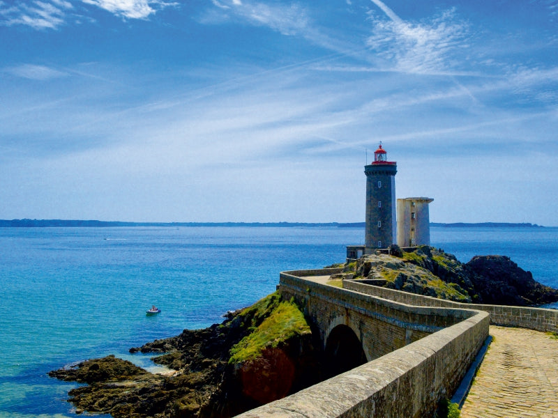 Phare du Petit Minou an der Meerenge von Brest (Frankreich) 1000 Teile Puzzle quer - CALVENDO Foto-Puzzle'