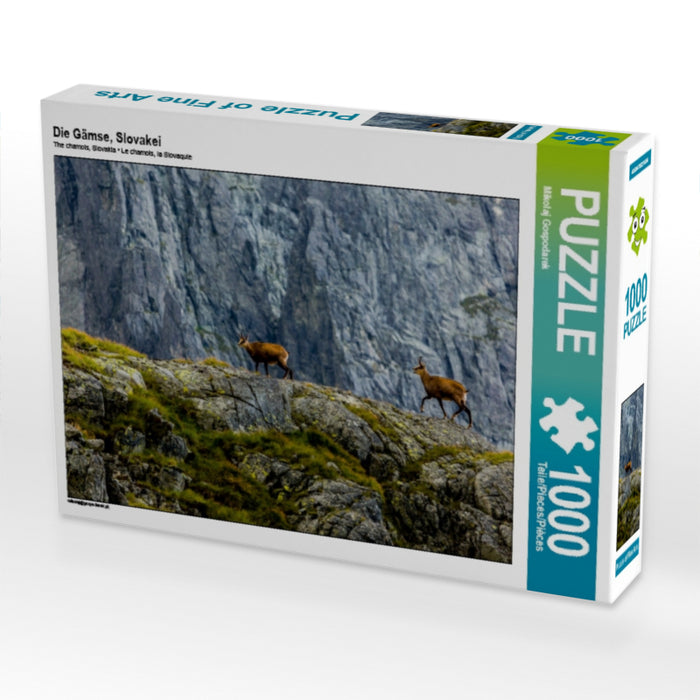 Le chamois, Slovaquie - Puzzle photo CALVENDO 