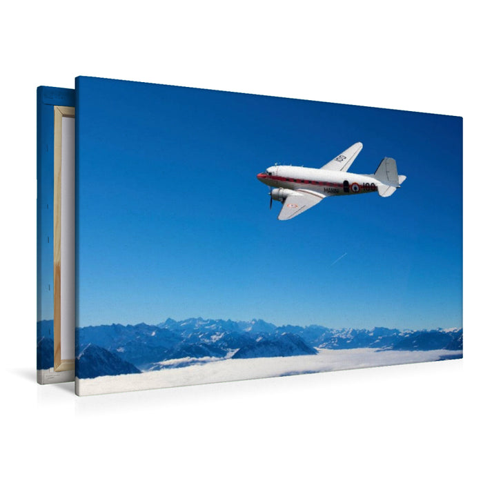 Premium Textil-Leinwand Douglas DC 3