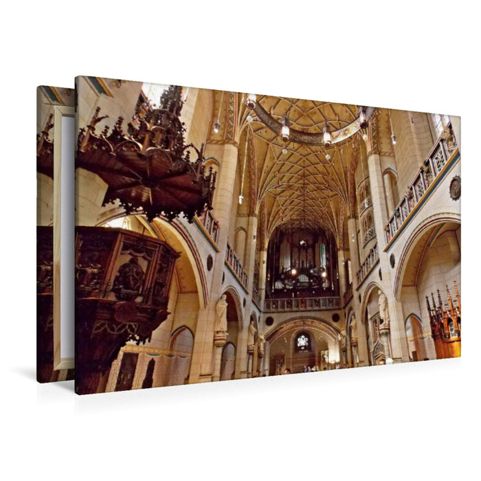 Premium Textil-Leinwand Wittenberg, Schlosskirche