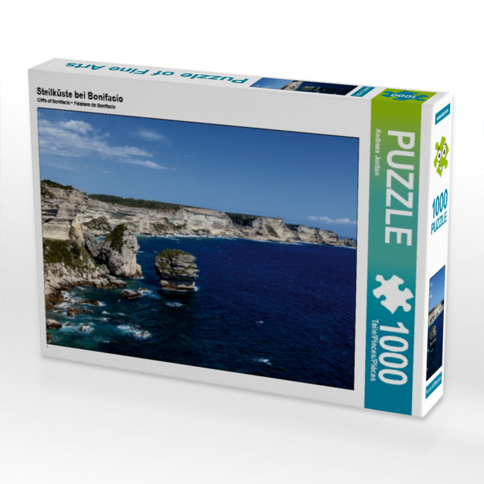 Steep coast near Bonifacio - CALVENDO photo puzzle 
