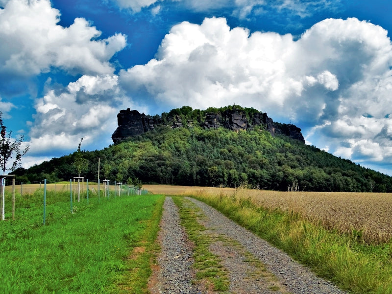 Der Lilienstein 1000 Teile Puzzle quer - CALVENDO Foto-Puzzle'
